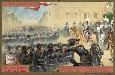 ベルサグリエリのパレード、ローマインディペンデンツァ広場、ローマ